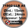 Enduro Bearings 71802 LLB A5 15x24x5 ABEC 5 | SH Race