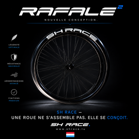 Carbon Bike Wheels | SH Race Rafale 38 mm – Wheel Assembly Specialist in Luxembourg!